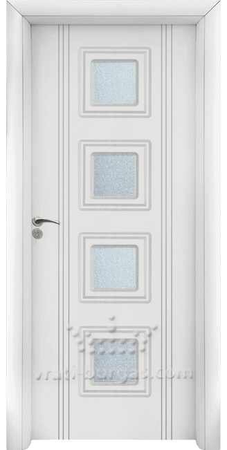 Интериорна врата Стандарт, модел 021, цвят Бял