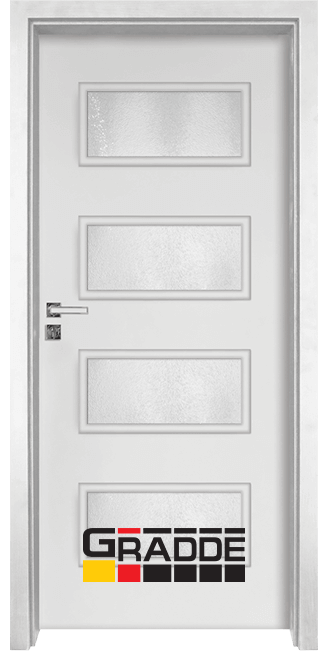 Интериорна врата Gradde Blomendal, Бял Мат